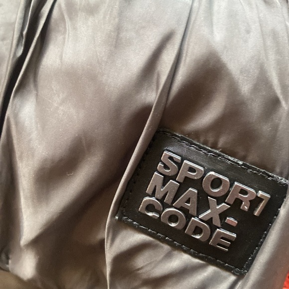 SPORT MAX CODE PUFFER DOWN COAT SZ LARGE - Picture 2 of 5